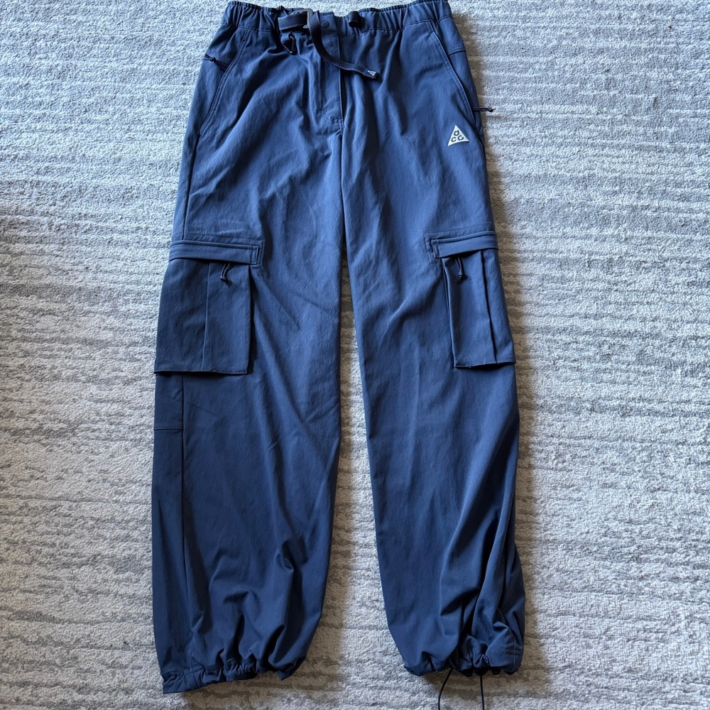Nike ACG Women's Wide Leg Cargo Pants - Navy Blue